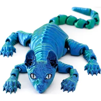 3d kočka soška | dekorace, realistická figurka - Barva 3 , 22 cm