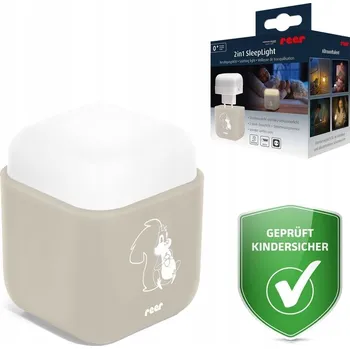 Lampička Noční lampa Reer béžová