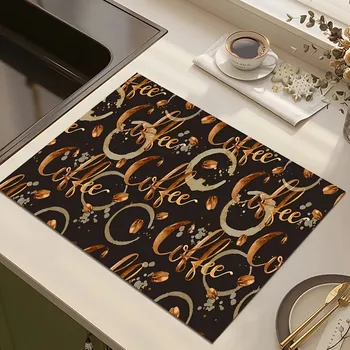 Organizace kuchyně Kuchyňská odkapávací absorpční podložka | bytové dekorace - 2 , 40X60CM