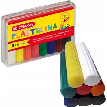 Modelovací hmota Školní modelovací hmota (plastelína) 8 barev Herlitz