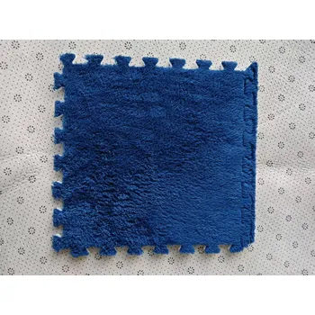 Měkký dětský hrací koberec puzzle | pěnová podložka - Tmavě modrá , 20 KS