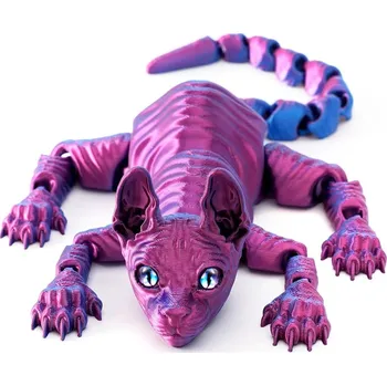 3d kočka soška | dekorace, realistická figurka - Barva 5 , 22 cm