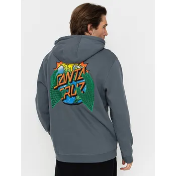 Pánská mikina Santa Cruz Kendall End Of The Dot (storm grey) XL, šedá