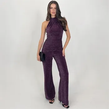Dámský overall AX Paris Plum 192460 8 (XS)