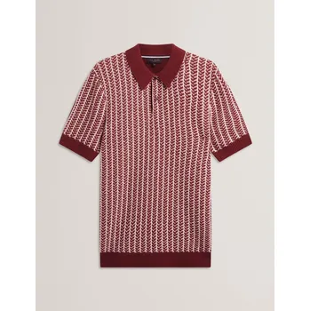 Pánské tričko Tričko Ted Baker Maroon 2222946 S (2)