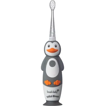 Péče o chrup Brush-baby WildOnes - dětský sonický kartáček, tučňák, 0-10 let