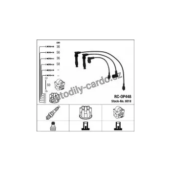 Zapalovací kabel Sada kabelů pro zapalování NGK RC-OP448 - OPEL
