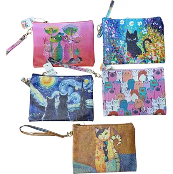 Kosmetická taška Kosmetická kočičí kismetická taštička ve 5 desénech