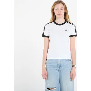 Dámské tričko Tričko adidas 3S Tee Slim White/ Black XS