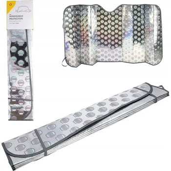 Stínítko do auta Sluneční clona do auta 150x70 cm, rohož na přední sklo