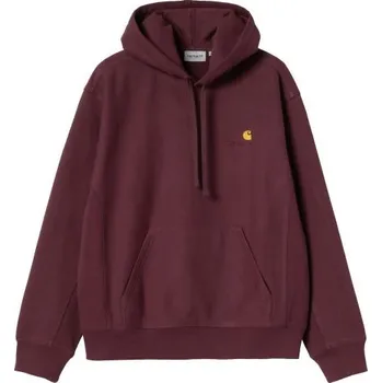 Pánská mikina MIKINA CARHARTT WIP Hooded American Scri - vínová - M + při osobním odběru 2 461 Kč