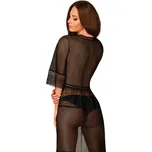 Dlouhý poloprůhledný župánek Obsessive Estiqua Velikost: XL/XXL