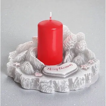 Svíčka Svícen Bartek - Merry Christmas