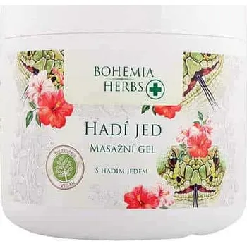 Tělový krém Bohemia Gifts Masážní gel 600 ml s hadím jedem