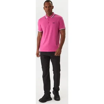 Pánská košile BOSS Polokošile Paddy 50469055 Růžová Regular Fit M