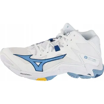 Pánská sálová obuv Boty Mizuno WAVE LIGHTNING Z8 MID V1GA240597 42 1/2 bílé /Mizuno