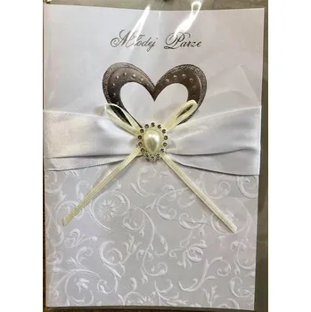 Obálka Svatební blahopřání B6 Premium 40 + obálka