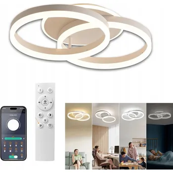 LED Stropní Svítidlo Kruh 30W s Dálkovým Ovládáním a Aplikací