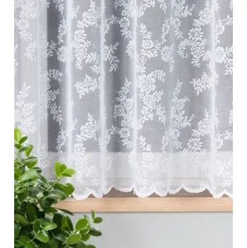 Záclona Záclona Fleur výška 50 cm bílá