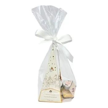 Svíčka HOME ELEMENTS Vánoční set svíčka 28g, čaj zelený s citrónem a broskví Andělíček