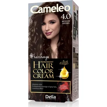 CAMELEO Omega + Barva na vlasy 4.0 - středně hnědá 50ml