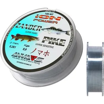 AWA-SHIMA Vlasec ION Power Zander Pike 180m - 0.203 mm (4.9 kg)