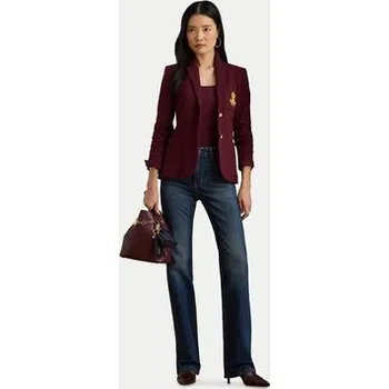 Dámské sako LAUREN RALPH LAUREN Sako 200797305029 Bordó Slim Fit L