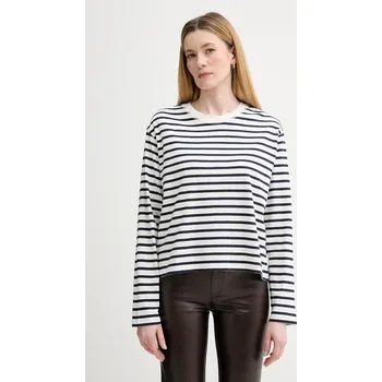 Pánské tričko Bavlněné tričko s dlouhým rukávem Marc O'Polo 5000007507 béžová 01X, vel. XL