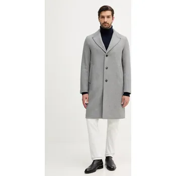 Dámské oblečení Kabát s příměsí vlny Sisley 2UHZSN044 šedá 90X, vel. 48