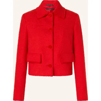 Dámský blejzr Windsor. Dámské Kostkovaná Sako Z Tvídu, červená, 38