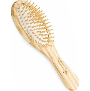 Kartáč Spa beauty na vlasy střední dřevěný ovál, dřevěné masážní trny