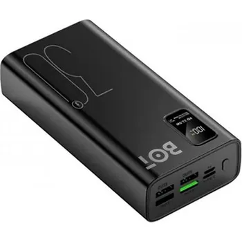 Powerbanka BOT Velkokapacitní powerbanka P12 40000mAh 22.5W Barva: Černá