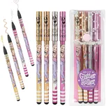 Gelová pera Top Model – sada 4 třpytivých barev