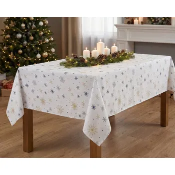 ubrus Ubrus Zima modrá 115x140