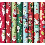 Balící papír vánoční mix dětský role 200x70 cm