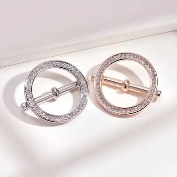 Šála kovová ozdoba na šátek nebo přehoz - přezka na šátek Barva: Stříbrná