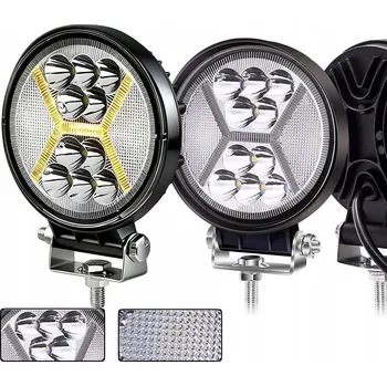 Přídavný světlomet PRACOVNÍ LAMPA REFLEKTOR LED HALOGENOVÁ AUTOMOBILOVÁ 72W 12V 24V