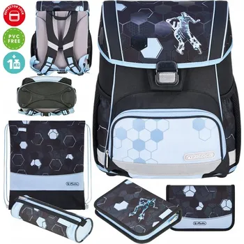 Školní batoh Sada školního školní batoh Loop Plus s fotbalistou Cyber Soccer HERLITZ