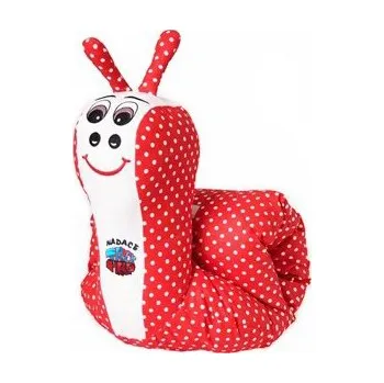 Polštářek šnek - červený