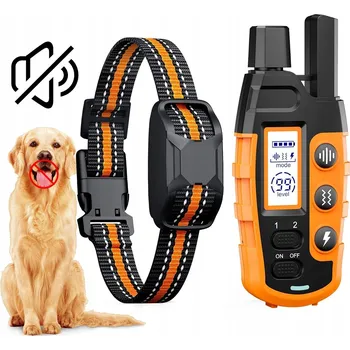 Obojek pro psa Elektrický Výcvikový Obojek pro Psa Vodotěsný Dosah 1000m Dálkové Ovládání