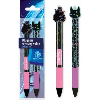 Propiska vymazatelný Astra modrý vícebarevný s náplní 0,5 mm 2 ks