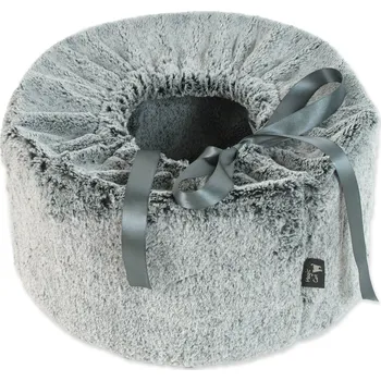 Pelíšek pro kočku Pelech Magic Cat stahovací šedý melír 40cm