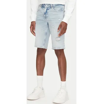 Pánské kraťasy Tommy Jeans pánské modré džínové šortky 99908640-8720638887881