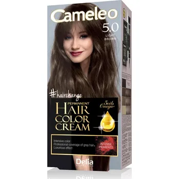 Barva na vlasy CAMELEO Omega + Barva na vlasy 5.0 - světle hnědá 50ml