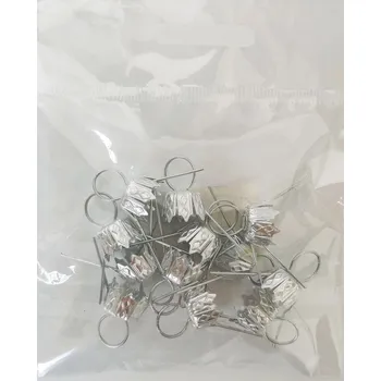 Vánoce Paper Design Očka na baňky 12mm,12ks stříbrné, sáček Aliga