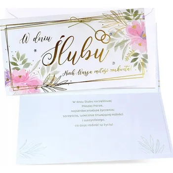 Obraz Přání ke Svatba, výročí, 12 x 21 cm