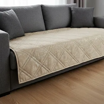 Přehoz na lůžko Přehoz na sedačku - pohovku SUOMA béžová 170x210 cm, 200x220 cm Mybesthome Rozměr: 200x220 cm