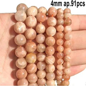 Sluneční korálky z přírodního kamene | šperky - styl 1–4 mm