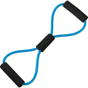 Posilovací expandér ve tvaru 8 | fitness - Modrý