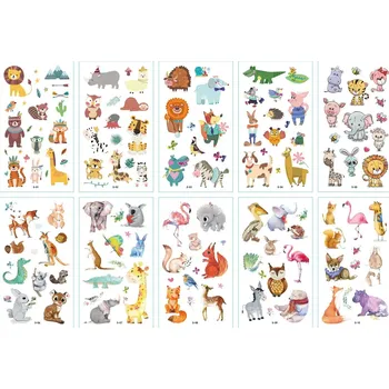 Tetování 10 listů Dětské voděodolné tetování – sada mini obtisků | Tetovačky pro děti, Dočasné tetování - ZS031-(15)